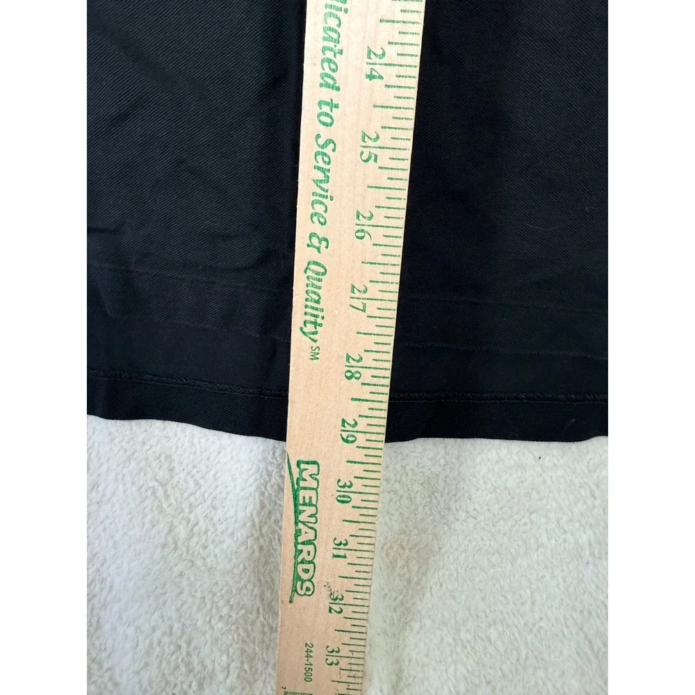 Polo Ralph Lauren Mens Large Black Pima Cotton Stretch Short Sleeve Polo Shirt